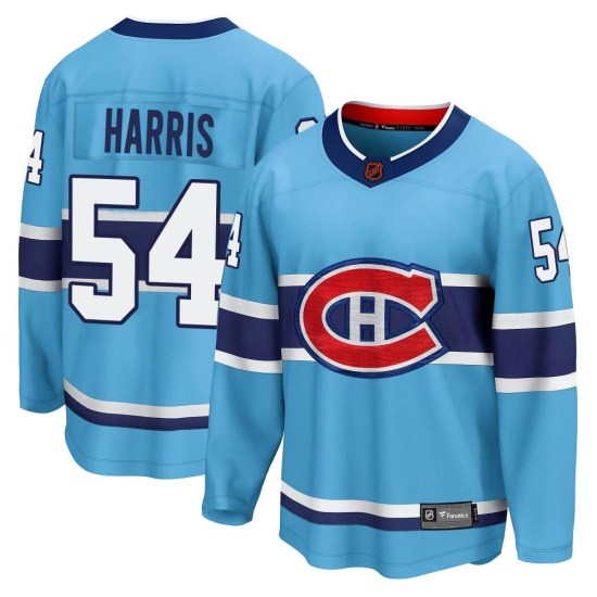 Jordan Harris Montreal Canadiens Breakaway Special Edition 2.0 Fanatics Branded Jersey - Light Blue