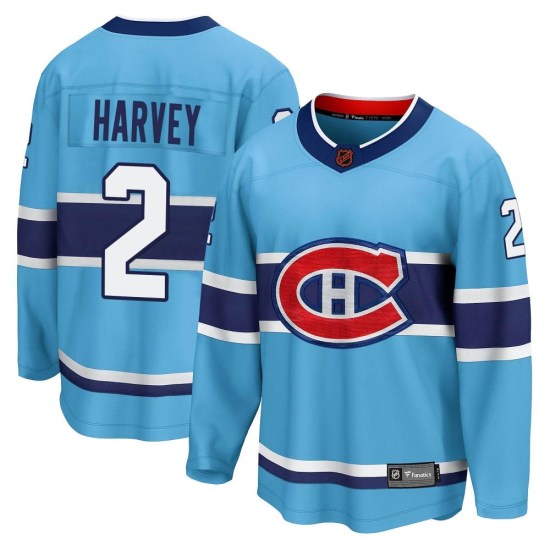 Doug Harvey Montreal Canadiens Breakaway Special Edition 2.0 Fanatics Branded Jersey - Light Blue