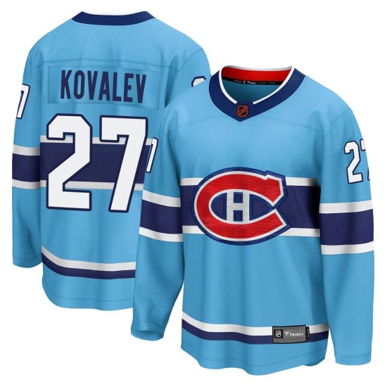 Alexei Kovalev Montreal Canadiens Breakaway Special Edition 2.0 Fanatics Branded Jersey - Light Blue