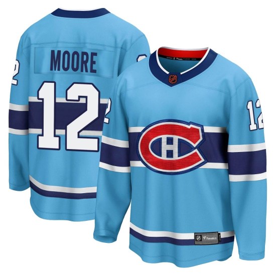 Dickie Moore Montreal Canadiens Breakaway Special Edition 2.0 Fanatics Branded Jersey - Light Blue