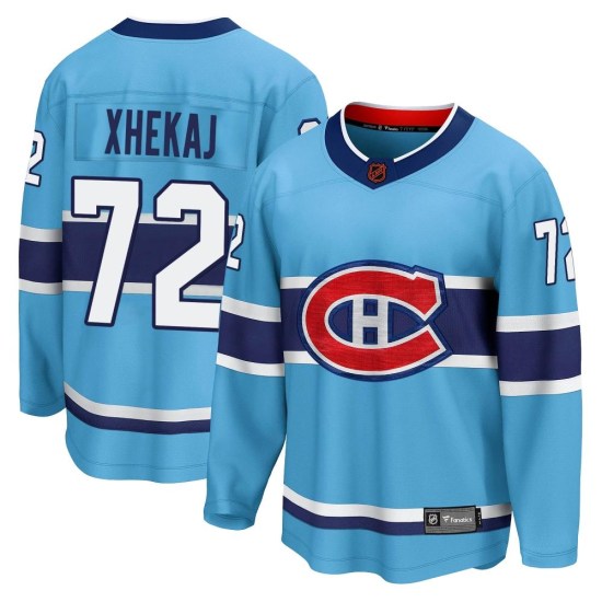 Arber Xhekaj Montreal Canadiens Breakaway Special Edition 2.0 Fanatics Branded Jersey - Light Blue