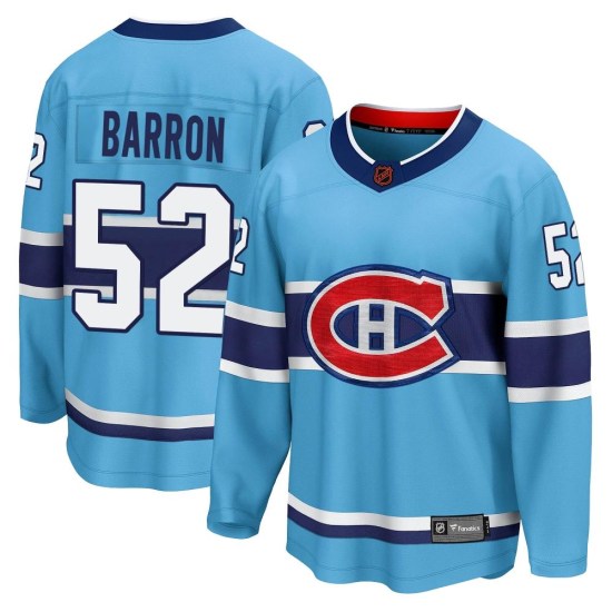 Justin Barron Montreal Canadiens Youth Breakaway Special Edition 2.0 Fanatics Branded Jersey - Light Blue