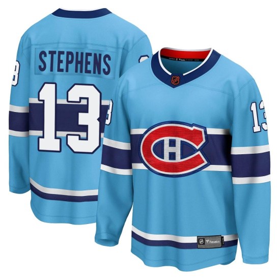 Mitchell Stephens Montreal Canadiens Youth Breakaway Special Edition 2.0 Fanatics Branded Jersey - Light Blue