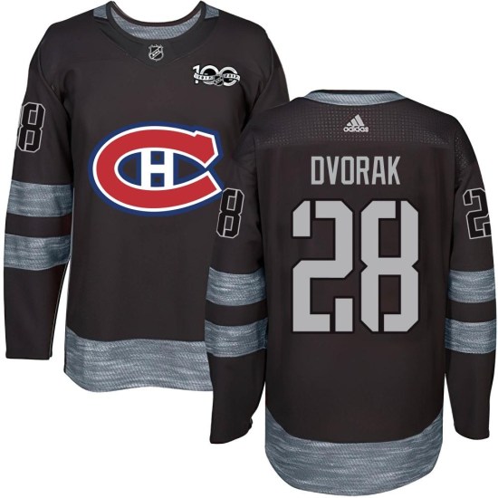 Christian Dvorak Montreal Canadiens Youth Authentic 1917-2017 100th Anniversary Jersey - Black