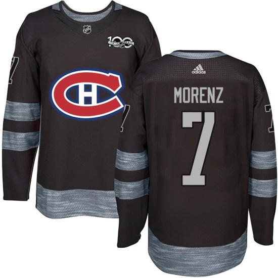 Howie Morenz Montreal Canadiens Youth Authentic 1917-2017 100th Anniversary Jersey - Black