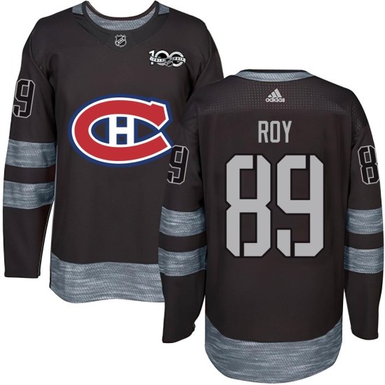 Joshua Roy Montreal Canadiens Youth Authentic 1917-2017 100th Anniversary Jersey - Black
