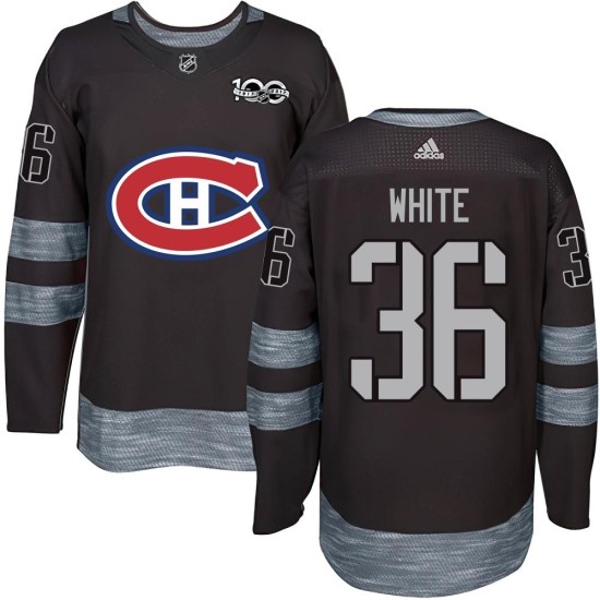 Colin White Montreal Canadiens Youth Authentic Black 1917-2017 100th Anniversary Jersey - White