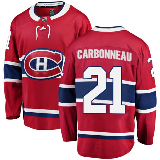Guy Carbonneau Montreal Canadiens Breakaway Home Fanatics Branded Jersey - Red
