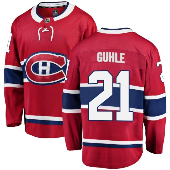 Kaiden Guhle Montreal Canadiens Breakaway Home Fanatics Branded Jersey - Red