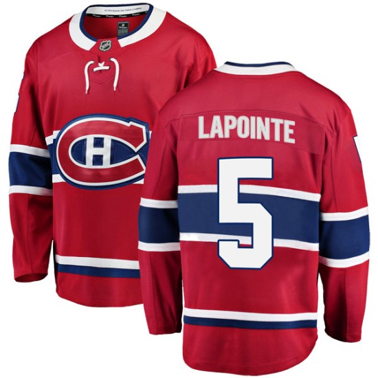 Guy Lapointe Montreal Canadiens Breakaway Home Fanatics Branded Jersey - Red