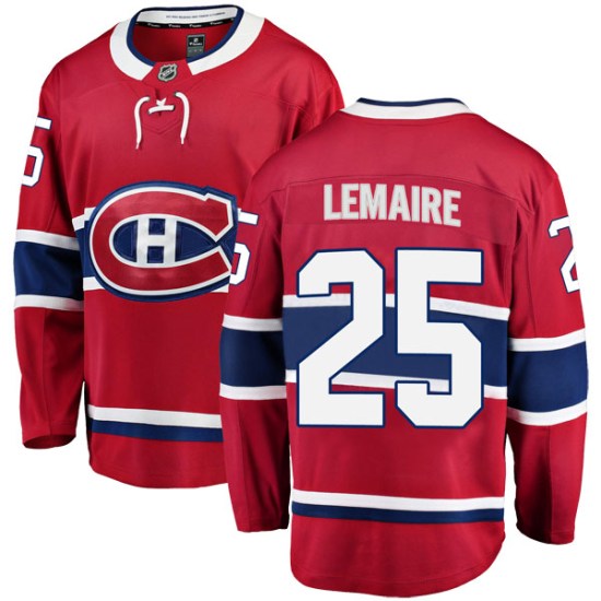 Jacques Lemaire Montreal Canadiens Breakaway Home Fanatics Branded Jersey - Red