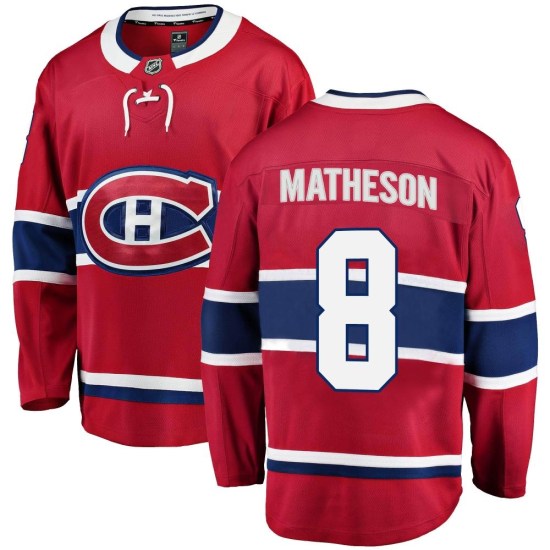 Mike Matheson Montreal Canadiens Breakaway Home Fanatics Branded Jersey - Red