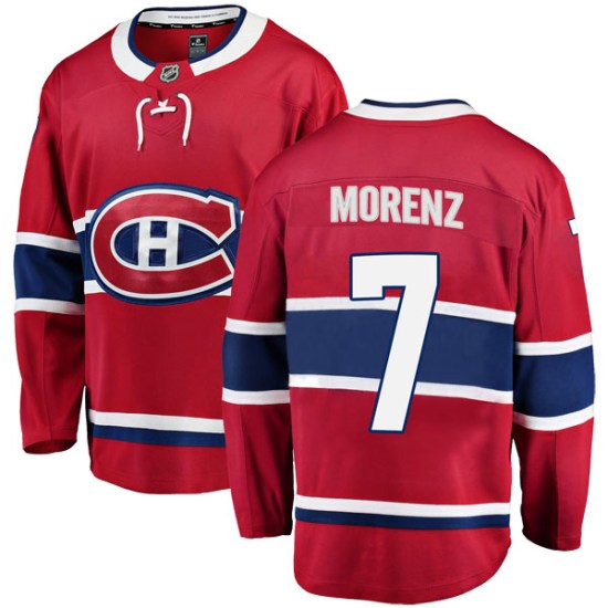 Howie Morenz Montreal Canadiens Breakaway Home Fanatics Branded Jersey - Red