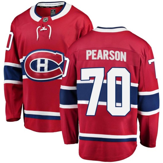 Tanner Pearson Montreal Canadiens Breakaway Home Fanatics Branded Jersey - Red