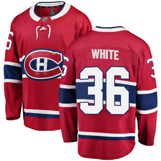 Colin White Montreal Canadiens Breakaway Red Home Fanatics Branded Jersey - White