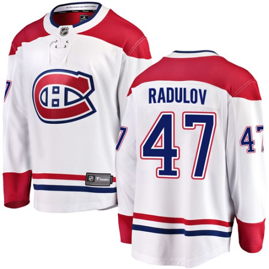 Alexander Radulov Montreal Canadiens Youth Breakaway Away Fanatics Branded Jersey - White