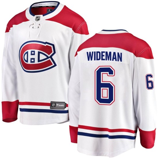 Chris Wideman Montreal Canadiens Youth Breakaway Away Fanatics Branded Jersey - White