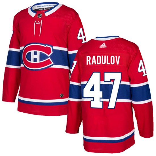 Alexander Radulov Montreal Canadiens Authentic Home Adidas Jersey - Red