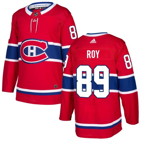 Joshua Roy Montreal Canadiens Authentic Home Adidas Jersey - Red