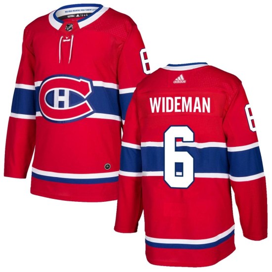 Chris Wideman Montreal Canadiens Authentic Home Adidas Jersey - Red