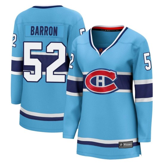 Justin Barron Montreal Canadiens Women's Breakaway Special Edition 2.0 Fanatics Branded Jersey - Light Blue