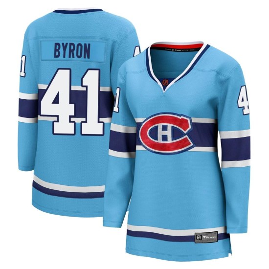 Paul Byron Montreal Canadiens Women's Breakaway Special Edition 2.0 Fanatics Branded Jersey - Light Blue