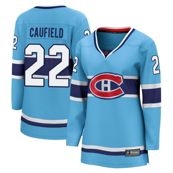 Cole Caufield Montreal Canadiens Women's Breakaway Special Edition 2.0 Fanatics Branded Jersey - Light Blue