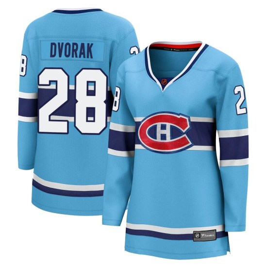 Christian Dvorak Montreal Canadiens Women's Breakaway Special Edition 2.0 Fanatics Branded Jersey - Light Blue
