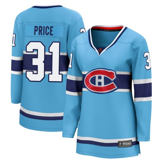 Carey Price Montreal Canadiens Women's Breakaway Special Edition 2.0 Fanatics Branded Jersey - Light Blue