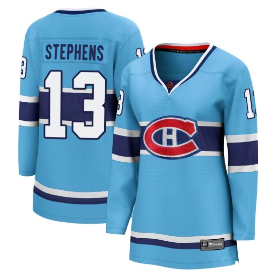 Mitchell Stephens Montreal Canadiens Women's Breakaway Special Edition 2.0 Fanatics Branded Jersey - Light Blue