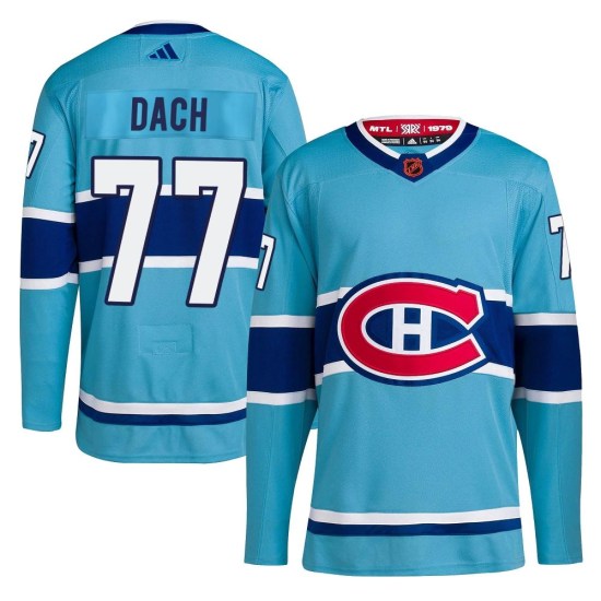 Kirby Dach Montreal Canadiens Authentic Reverse Retro 2.0 Adidas Jersey - Light Blue