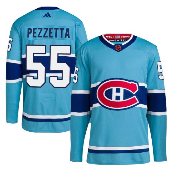 Michael Pezzetta Montreal Canadiens Authentic Reverse Retro 2.0 Adidas Jersey - Light Blue