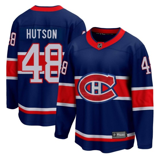 Lane Hutson Montreal Canadiens Youth Breakaway 2020/21 Special Edition Fanatics Branded Jersey - Blue