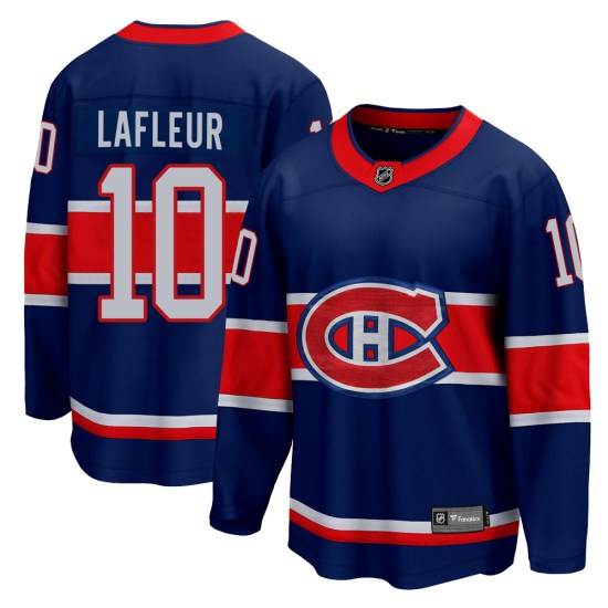 Guy Lafleur Montreal Canadiens Youth Breakaway 2020/21 Special Edition Fanatics Branded Jersey - Blue