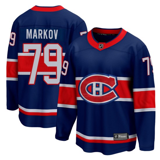 Andrei Markov Montreal Canadiens Youth Breakaway 2020/21 Special Edition Fanatics Branded Jersey - Blue