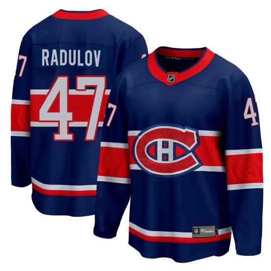 Alexander Radulov Montreal Canadiens Youth Breakaway 2020/21 Special Edition Fanatics Branded Jersey - Blue