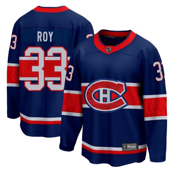 Patrick Roy Montreal Canadiens Youth Breakaway 2020/21 Special Edition Fanatics Branded Jersey - Blue