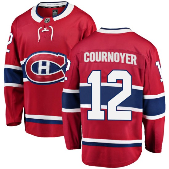Yvan Cournoyer Montreal Canadiens Youth Breakaway Home Fanatics Branded Jersey - Red