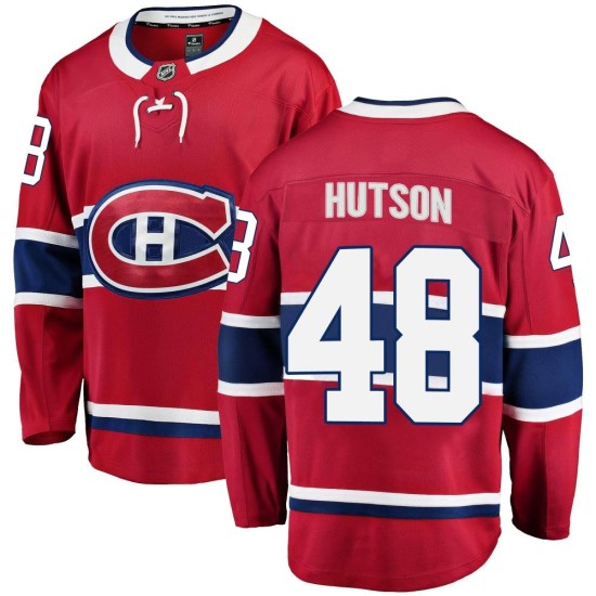 Lane Hutson Montreal Canadiens Youth Breakaway Home Fanatics Branded Jersey - Red