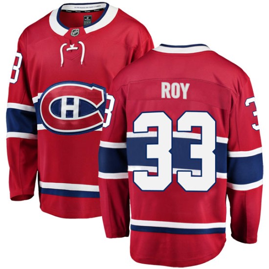 Patrick Roy Montreal Canadiens Youth Breakaway Home Fanatics Branded Jersey - Red