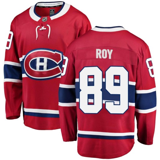 Joshua Roy Montreal Canadiens Youth Breakaway Home Fanatics Branded Jersey - Red
