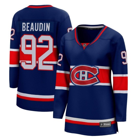 Nicolas Beaudin Montreal Canadiens Women's Breakaway 2020/21 Special Edition Fanatics Branded Jersey - Blue