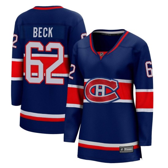 Owen Beck Montreal Canadiens Women's Breakaway 2020/21 Special Edition Fanatics Branded Jersey - Blue