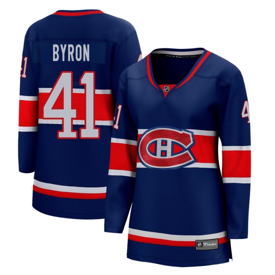 Paul Byron Montreal Canadiens Women's Breakaway 2020/21 Special Edition Fanatics Branded Jersey - Blue