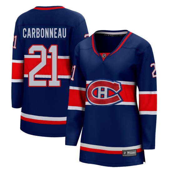 Guy Carbonneau Montreal Canadiens Women's Breakaway 2020/21 Special Edition Fanatics Branded Jersey - Blue