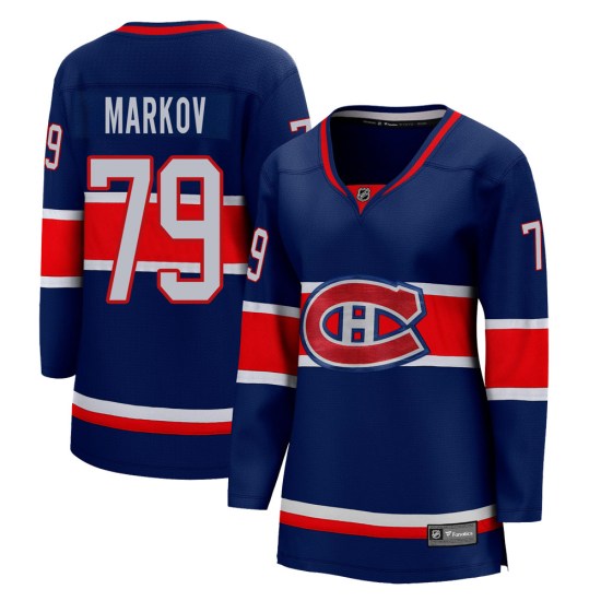 Andrei Markov Montreal Canadiens Women's Breakaway 2020/21 Special Edition Fanatics Branded Jersey - Blue