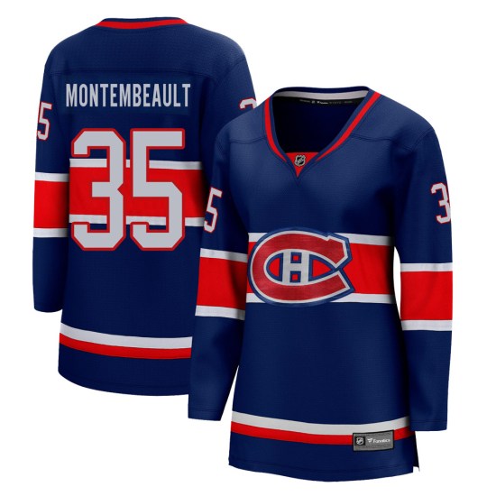 Sam Montembeault Montreal Canadiens Women's Breakaway 2020/21 Special Edition Fanatics Branded Jersey - Blue