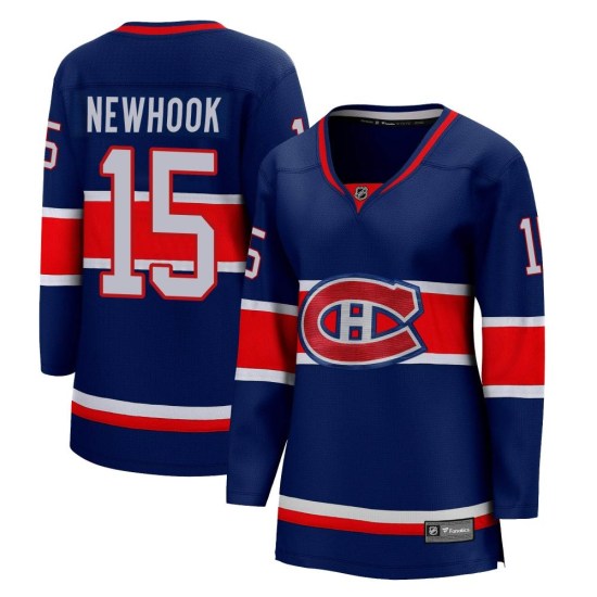 Alex Newhook Montreal Canadiens Women's Breakaway 2020/21 Special Edition Fanatics Branded Jersey - Blue