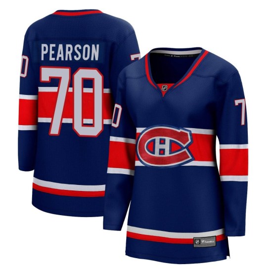 Tanner Pearson Montreal Canadiens Women's Breakaway 2020/21 Special Edition Fanatics Branded Jersey - Blue