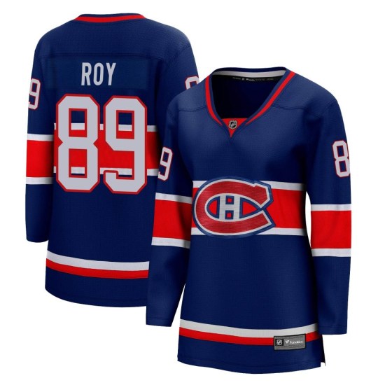 Joshua Roy Montreal Canadiens Women's Breakaway 2020/21 Special Edition Fanatics Branded Jersey - Blue